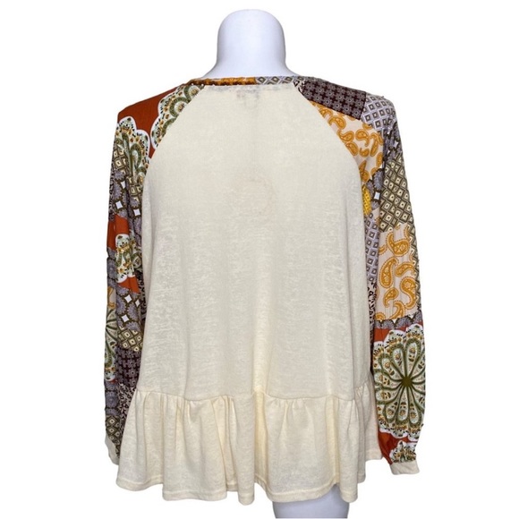 Umgee- 1X Boho long sleeve top - Picture 10 of 11